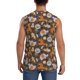 thumbnail image 4 of Fotbe Cute Lion Tiger Men's Camiseta sin Mangas Estampada para Hombres, Playera Casual para Gimnasio, Entrenamiento, Playa-Small, 4 of 7