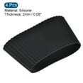thumbnail image 3 of Uxcell Silicone Protective Anti-slip Bottom Mug Cup Sleeve Water Bottle Boot Black 4 Pack, 3 of 5