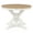 Oak +White, variant on Functional Extendable Dining Table with a 12" Leaf for Dining Room and Living Room, Espresso