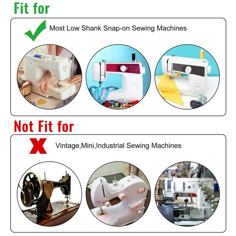 Warkul Sewing Machine Presser Foot Set - 6Pcs Convenient Sewing