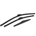 thumbnail image 1 of Unique Bargains 3 Pcs 24' 20' 11' Front Rear Windshield Wiper Blade Set Fit for Cadillac XT4 with J / U Hook Black, 1 of 6