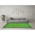 thumbnail image 3 of Ahgly Company Indoor Round Oriental Green Modern Area Rugs, 3' Round, 3 of 4
