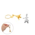 thumbnail image 1 of MERRYHAPY 24Ud Llavero Torre Eiffel Souvenir De Metal Resistente Para Viajes Y, 1 of 6