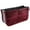 Wine Red, variant on Spencer Women Travel Purse Insert Handbag Cosmetic Makeup Insert Liner Pouch Organizer Tidy Bag with 13 Pockets Compartments "Gray"