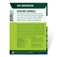 thumbnail image 2 of Purely Organic Products Purely Organic Heirloom Arugula Seeds (Slow Bolt) - Approx 500 Seeds, 2 of 6