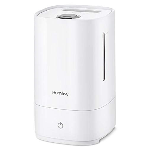 Homasy Humidifiers with Oil Diffuser Nozzle, 4.5L Ultrasonic Cool Mist