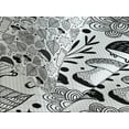 thumbnail image 4 of Ambesonne Hedgehog Quilted Bedspread Set 3 Pcs, Ecological Woodland, Queen Size, Black White, 4 of 5