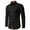 Black, variant on Dgankt Men's Shirts Casual Patchwork Button Long Sleeve Turndown Collar Blouse Shirt,Size S-2XL
