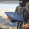 thumbnail image 2 of Fintie Shockproof Case for Samsung Galaxy Tab A11+ Plus 2025/ A9+ Plus 11 Inch 2023, Tuatara Rugged Unibody Hybrid Full Protective Bumper Kickstand Cover Built-in Screen Protector, Ocean Blue, 2 of 9