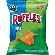 Ruffles Queso Cheese Potato Chips 1.125 oz. Bag