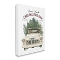 thumbnail image 3 of Christmas Tree Farm Vintage Car Holiday Signage Transportation Graphic Art Gallery-Wrapped Canvas Print Wall Art, 3 of 7