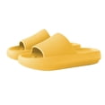 thumbnail image 2 of Zapatillas de casa, sandalias antideslizantes de EVA, zapatillas de suela gruesa con punta abierta para parejas, amarillas, adecuadas para el tamaño 39-40 2 piezas Methold  AP001383-03B, 2 of 7