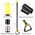 thumbnail image 2 of Wweixi Efficient Stainless Steel Hand Rake Garden Tool For Smooth Soil Cultivation Making Easy 6 sections 2.4m, 2 of 6