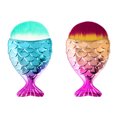 thumbnail image 1 of 2pcs Soft Nail Art Dust Powder Remover, Mermaid Shape Nail Art Dust Cleaner Brush Makeup Powder Blush Brush Multifunction Brush for Acrylic and Makeup, 1 of 5