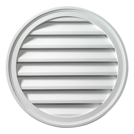 

Fypon Decorative Louver Round - Brickmould Style