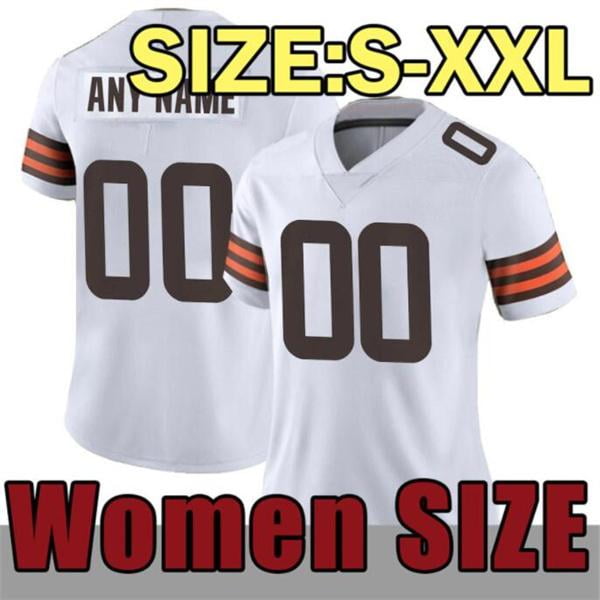 NFL_ Custom Football Jerseys Browns''24 Nick Chubb 95 Myles Garrett 21 Denzel  Ward 4 Deshaun Watson 28 Jeremiah Owusu-Koramoah 2 Amari Cooper Njoku  Peoples-Jones Teller Bell 