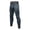 Dark Gray, variant on Men’s Pro Elastic Waist Compression Pants, Workout Leggings with Side Pocket for Gym, Running & Training Black S