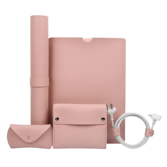 Case + mouse pad for Macbook 12 inch A1534 Pink
