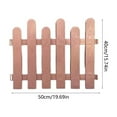 thumbnail image 3 of Sltwyw Decorative Plastic Garden Fencing - 24" Picket Edging for Lawn Borders, Flower Beds, Plant Protection, and Landscape Design, 3 of 6
