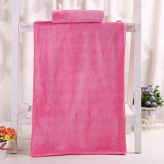 Superfine Fiber Shower Towel 75X35Cm, Soft Quick-Dry Bath Towel for Adults, Microfiber Body Towel for Hotel and Salon, Lightweight Absorbent Towel for Travel and Gym
