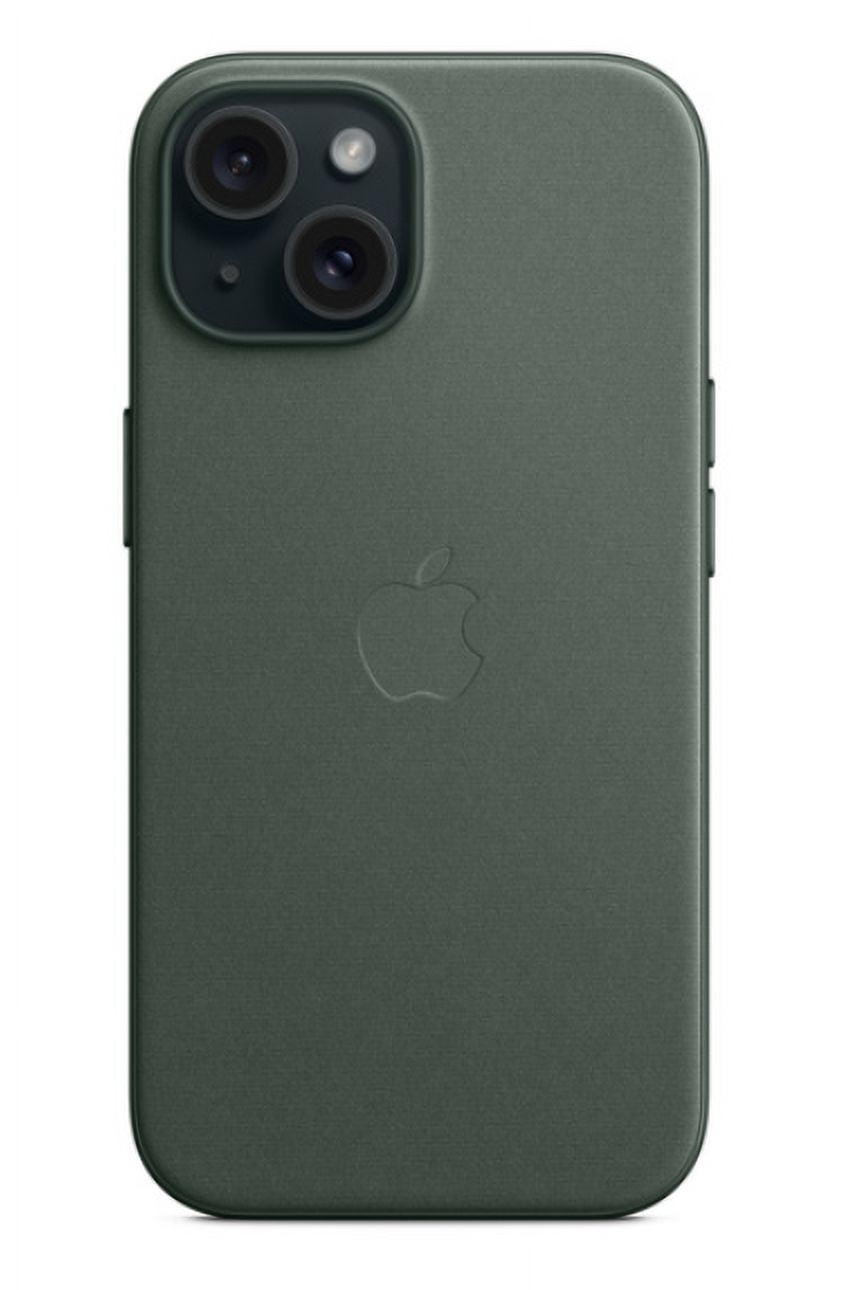 Apple iPhone 15 FineWoven Case with MagSafe - Evergreen