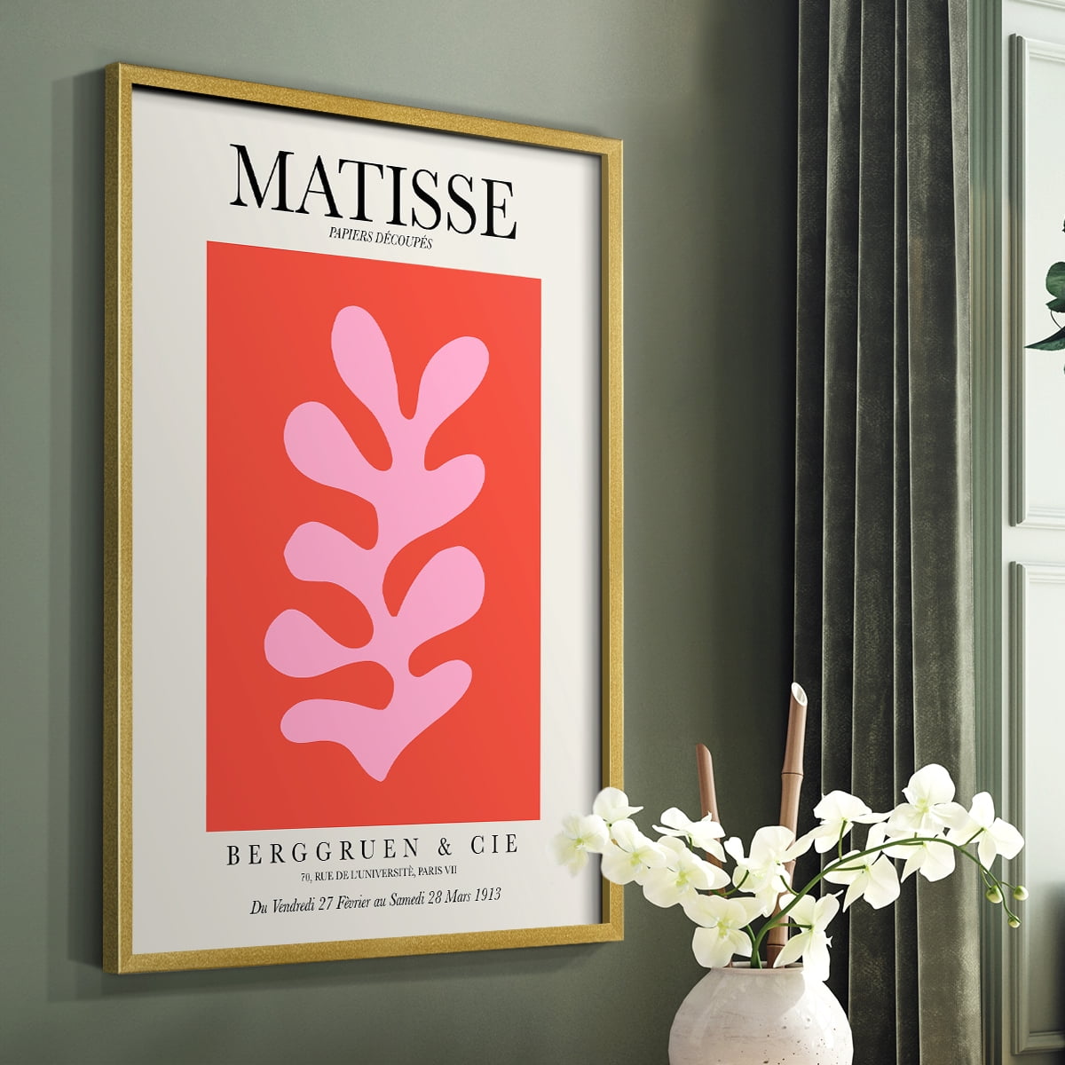 Matisse XCIV Framed Print - Solid Wood