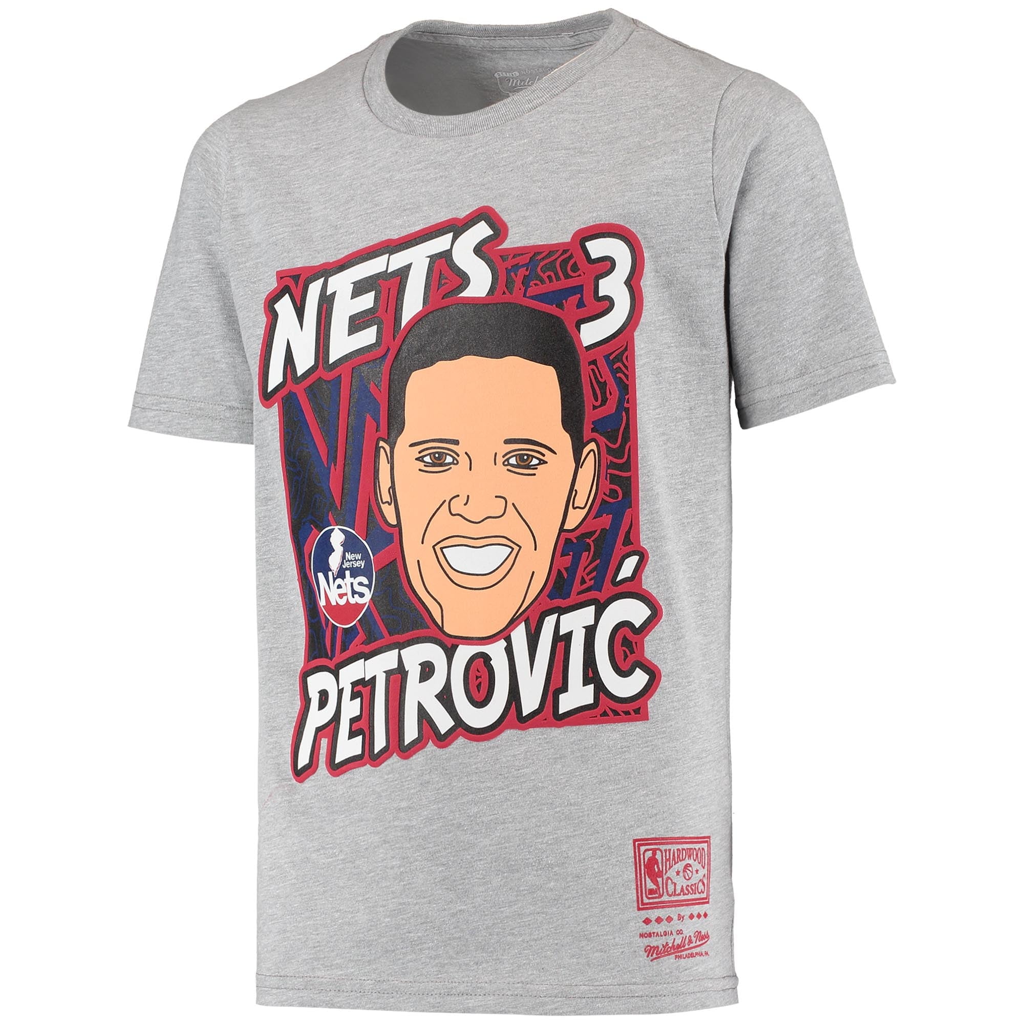 Mitchell & Ness, Shirts, Mitchell And Ness Drazen Petrovic New Jersey Nets  White Jersey