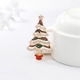 thumbnail image 3 of Color Rhinestone Christmas Tree Brooch Cute Plant Brooch Pin Jewelry Christmas Accessories Dress Sweater Accessories, 3 of 6