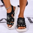 thumbnail image 2 of VEKDONE Sandales Boho pour Femmes Mode Décontractée Tête Ronde Sandales Confortables Chaussures de Plage Décontractées, 2 of 9