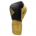 thumbnail image 5 of Adidas Hybrid 300 Boxing and Kickboxing Gloves for Women & Men- 14oz, Black/Gold, 5 of 19