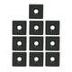 thumbnail image 1 of 10Pcs Profiles End Caps Channel System Cover Single Hole Aluminium Alloy Set KitBlack, 1 of 5