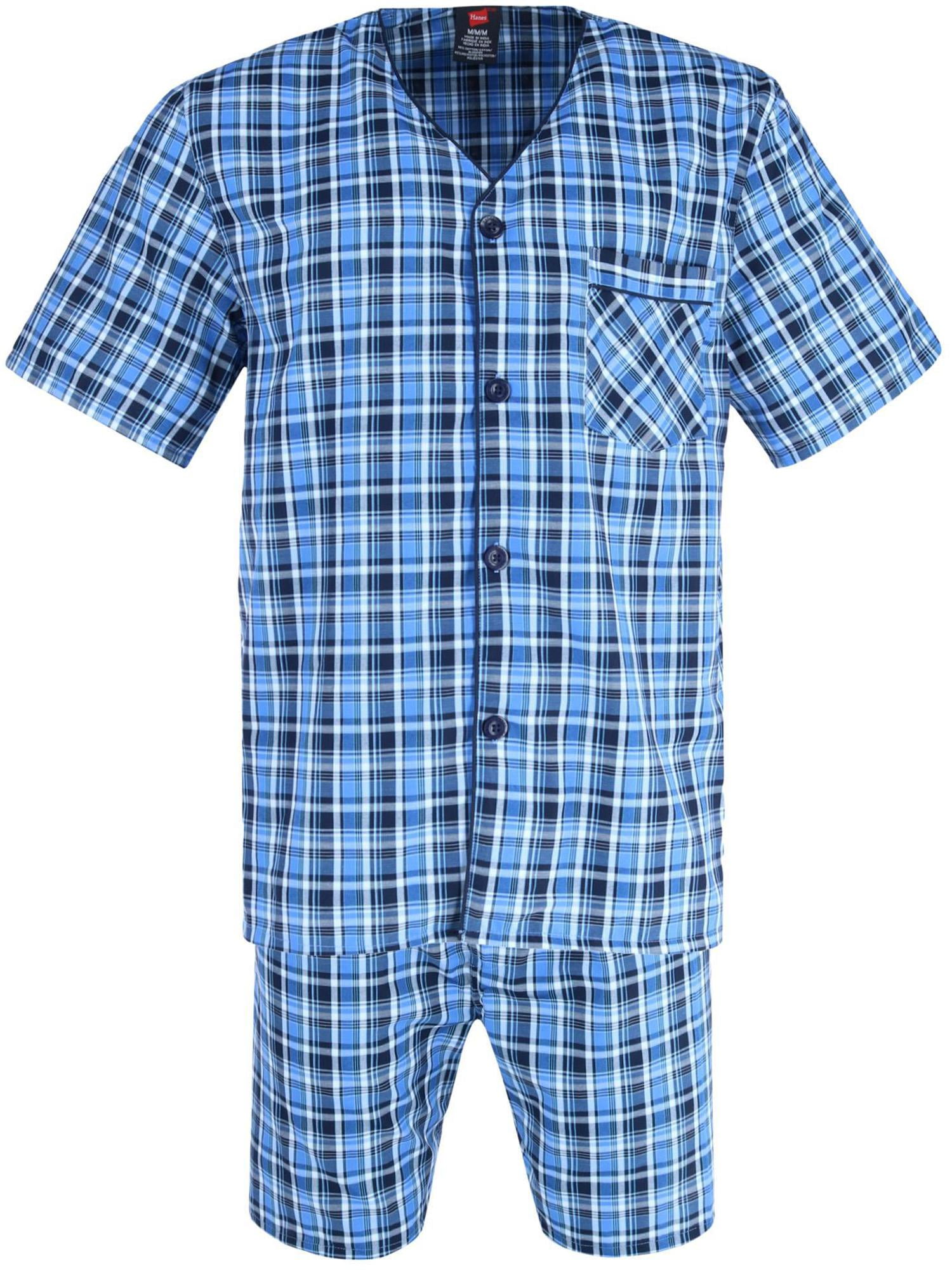 Short-Sleeved Round-Neck Men's Pajama Short Set main image 0