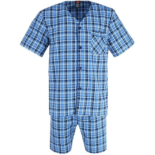 Hanes Ensemble de Pyjama à Manches Courtes et Jambes Courtes (Hommes)