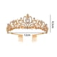 thumbnail image 2 of Dinheiro Tiara Coronas para Mujeres Niñas Elegante Princesa Corona Tiaras para Mujeres Nupcial Boda Fiesta Cumpleaños Halloween Disfraces de Navidad Accesorios para el Cabello para Mujeres Niñas, 2 of 5