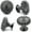 Pearl Grey, variant on ABCISI 4 Pack Pearl Gray Cabinet Knobs, 1.18in/30mm,Zinc Alloy Pumpkin Drawer Knobs Pulls Hardware for Kitchen Cabinets Dresser Cupboard Wardrobe Doors