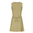 thumbnail image 5 of Tennis Dresses for Women 2025 Summer Workout Romper Built in Shorts Sleeveless Open Back Jumpsuits Athletic Dresses, Limited Time Offer, Under 10 Dollars, 5 of 6