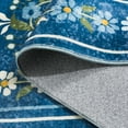 thumbnail image 6 of SAFAVIEH Martha Stewart Amadine Floral Machine Washable Area Rug, Dark Blue/Beige, 8' x 10', 6 of 11