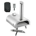 thumbnail image 5 of VEVOR Pizza Oven Outdoor, 12" Pellet Pizza Oven, Portable Pizza-Stove with Built-in Thermometer, Wood Fired Stainless Steel Pizza-Maker, for Backyard, Camping, Pizza-Stone, Shovel, Carry Bag, Silver, 5 of 9