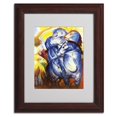 thumbnail image 4 of "A Tower of Blue Horses, 1913" Matted Framed Art by Franz Marc, Black Frame, 4 of 5