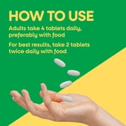 Nature's Way Alive! Calcium Max Absorption Tablets, Vitamin D3, Vitamin K2, Magnesium, 60 Count