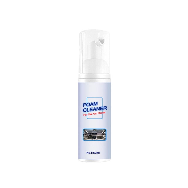 Limpiador de Espuma Multifuncional de 30/60/100 Ml para El Interior Del Coche, Sin Necesidad de Limpiar, para Volante y Limpieza En Seco.