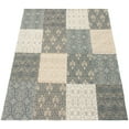 thumbnail image 1 of ECARPETGALLERY 5'8" x 7'7" Transitional Collage Handmade Area Rug for Living Room, Dining Room and Bedroom in Blue, 1 of 9
