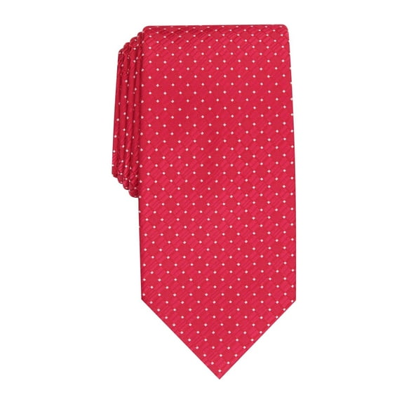 Perry Ellis Men's Kimball Micro-Dot Tie Red Size Regular