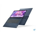 thumbnail image 3 of Lenovo IdeaPad 3 Laptop 17.3" FHD IPS 300 nits Anti-Glare Display 10th Gen Intel Quad-Core i5-1035G1 12GB DDR4 512GB SSD Intel UHD Graphics Fingerprint Reader Dolby Audio WiFi5 Bluetooth Win10 Blue, 3 of 5