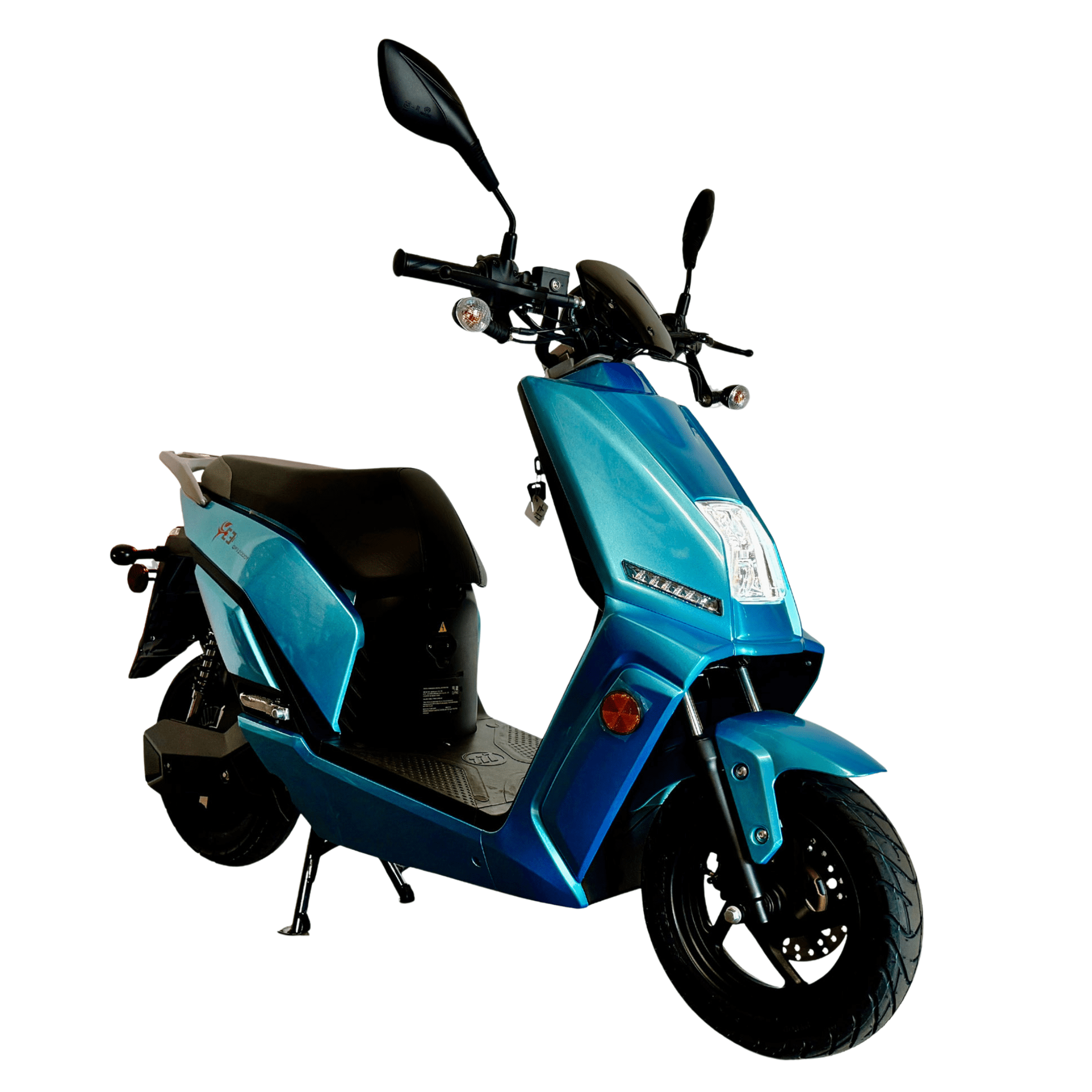 Lifan E3 Adult Electric Moped Scooter, 1200W Motor, 60V Lithium Battery
