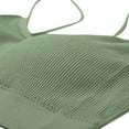 thumbnail image 6 of Cute Sports Bras for Women Lightly Lined Bra Feature V-Neck Nursing Bra Style W-1047 Green M, 6 of 6