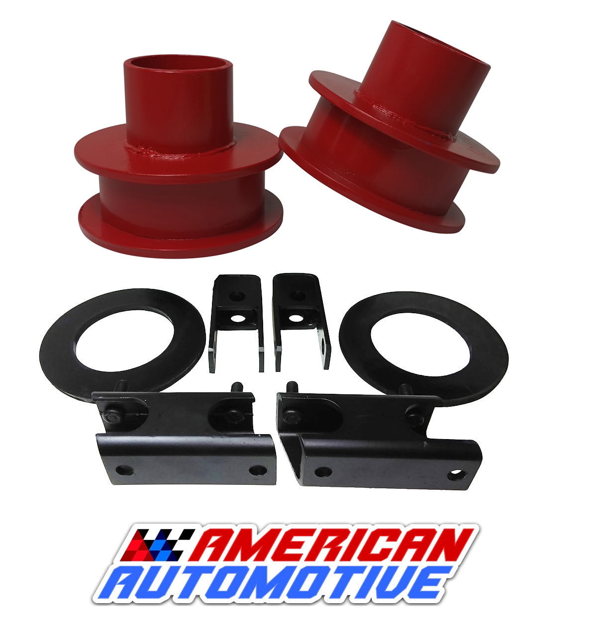 F250 F350 Super Duty 3.5" Red Front Leveling Lift Kit 4WD 'Road Fury