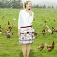 thumbnail image 5 of FAMTKT Egg Apron for Fresh Eggs,Egg Collecting Apron with Pockets, Chicken Egg Apron for Women, Egg Baskets Holder Chicken Farm Home Apron Eggs Collection Apron, Spring Savings, 5 of 5