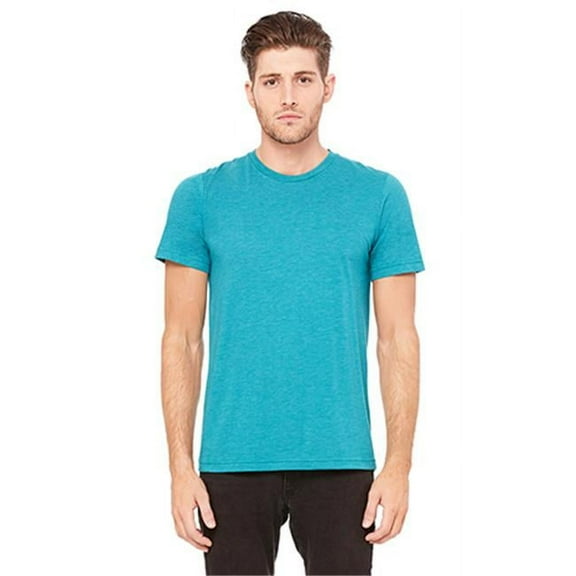 Bella 3413 Unisex Triblend Short Sleeve Tee - Teal Triblend - 3XL