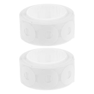 MOVTOTOP 1 Roll Of Binder Hole Reinforcement Stickers PVC Self-Adhesive Hole Protectors For Ring Binders Ring Reinforcement Stickers